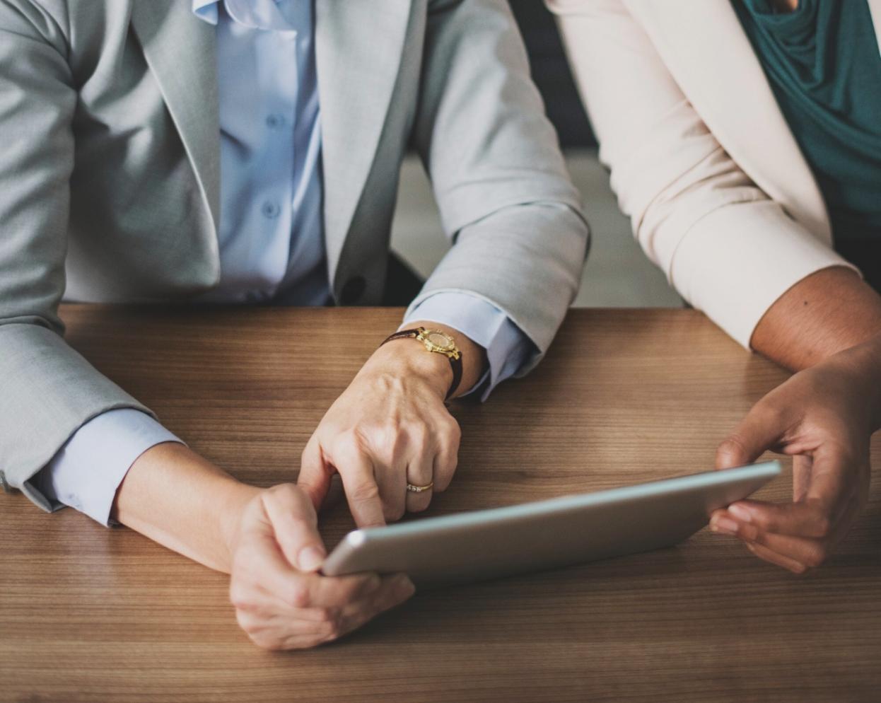 Session de formation financière avec analyse de données